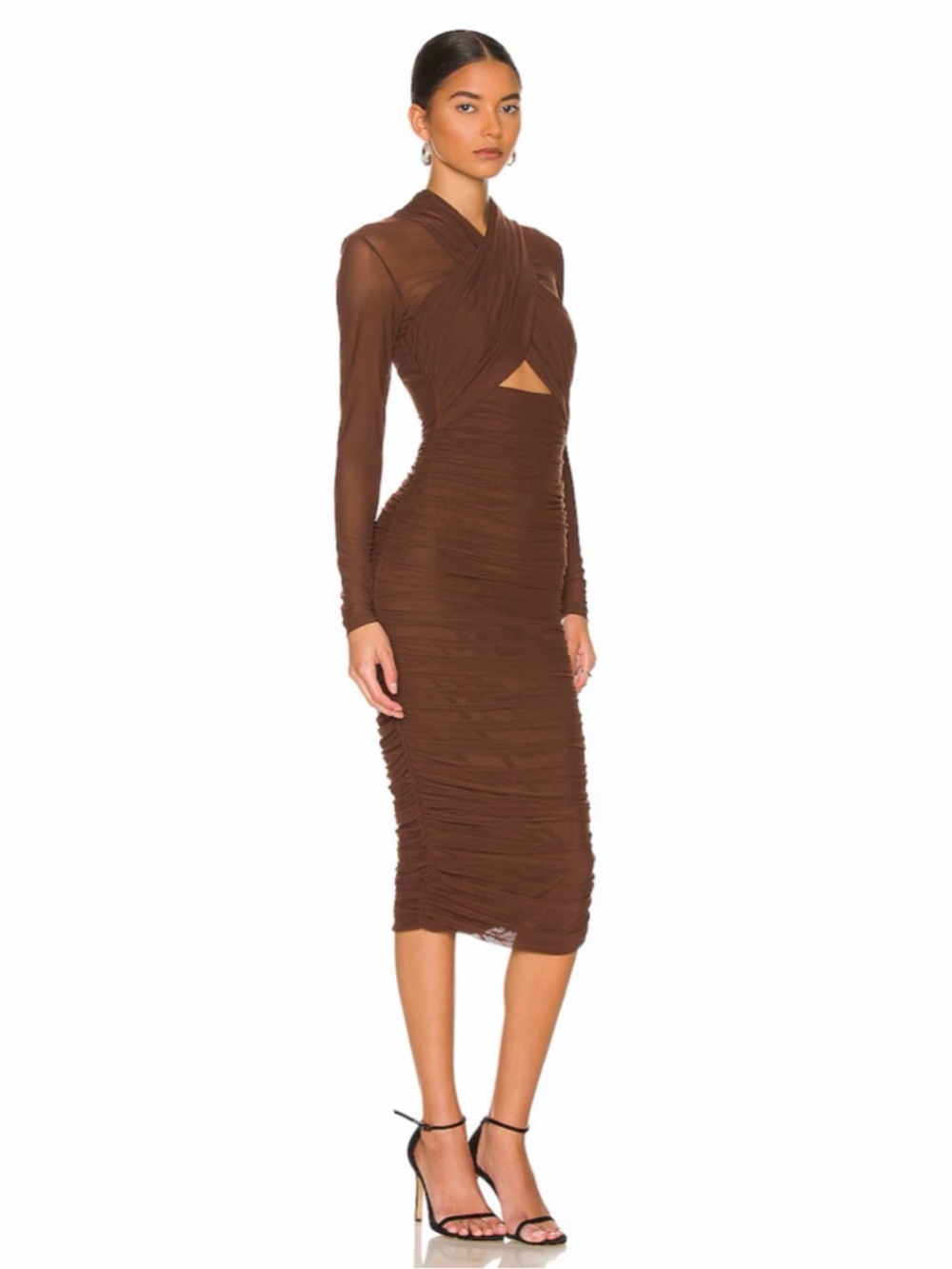 NWOT Bardot (REVOLVE) Aliyah Dress in Chocolate Brown